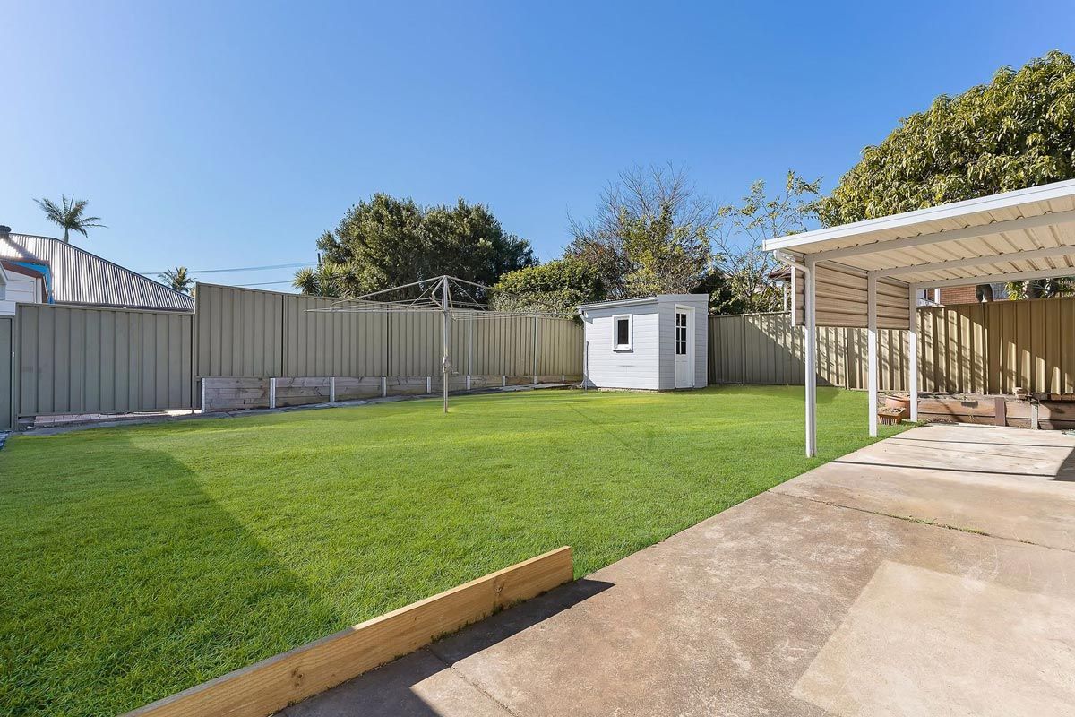 Renovated Home Backyard