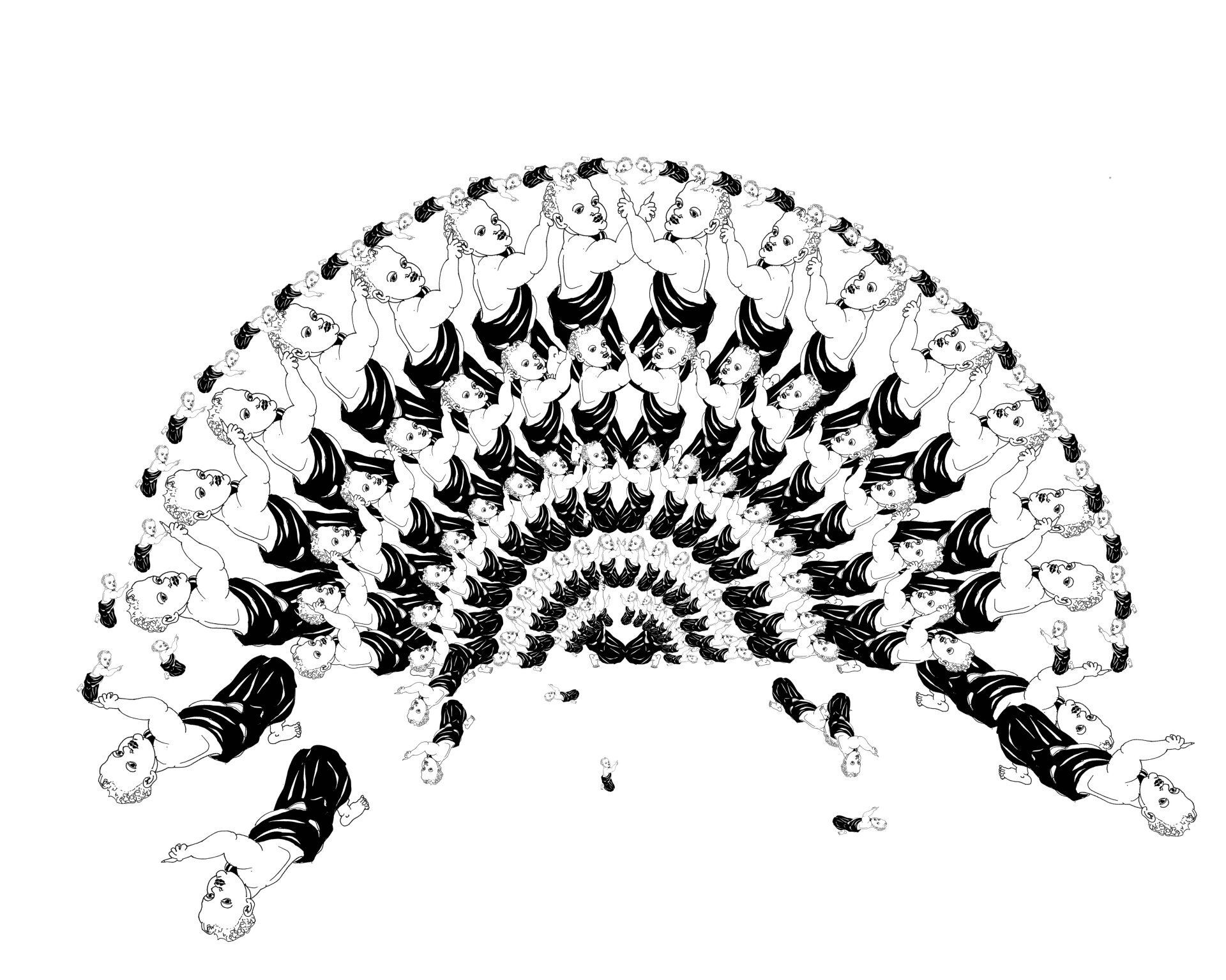 Museum Lazaro galdiano,fan,Cranach,Garbade,daniel,disfigured,abstract,painting,kunst