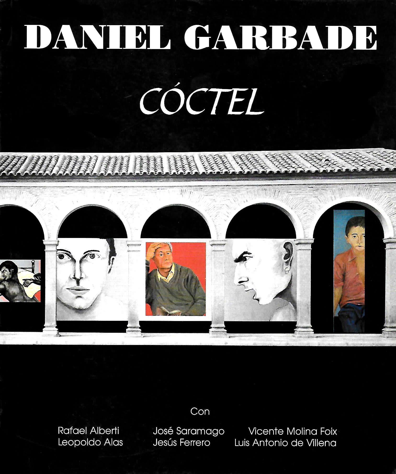 Book frontpage with text by Saramago, Vicente Molina Foix, Luis Antonio de Villena,Leopoldo Alas, Jesus Ferrero