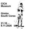 Exhibition poster for CICA Museum in Gimbo, South Korea, showing a person holding a rope, dated October 21–November 8, 2026.