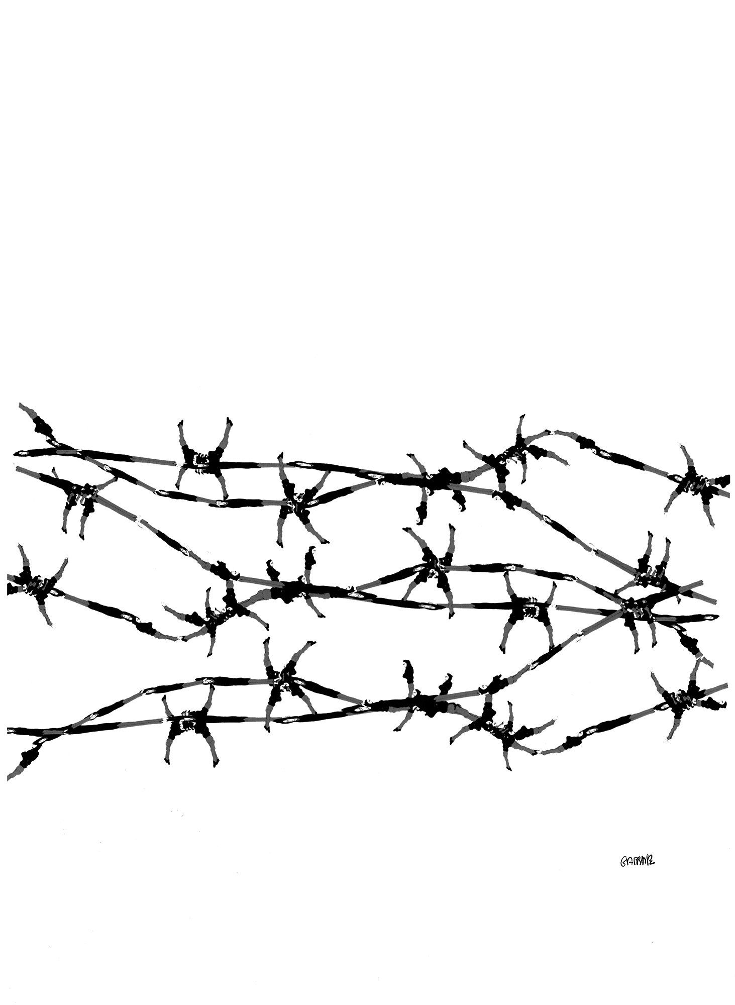 spikes, prison,boarder