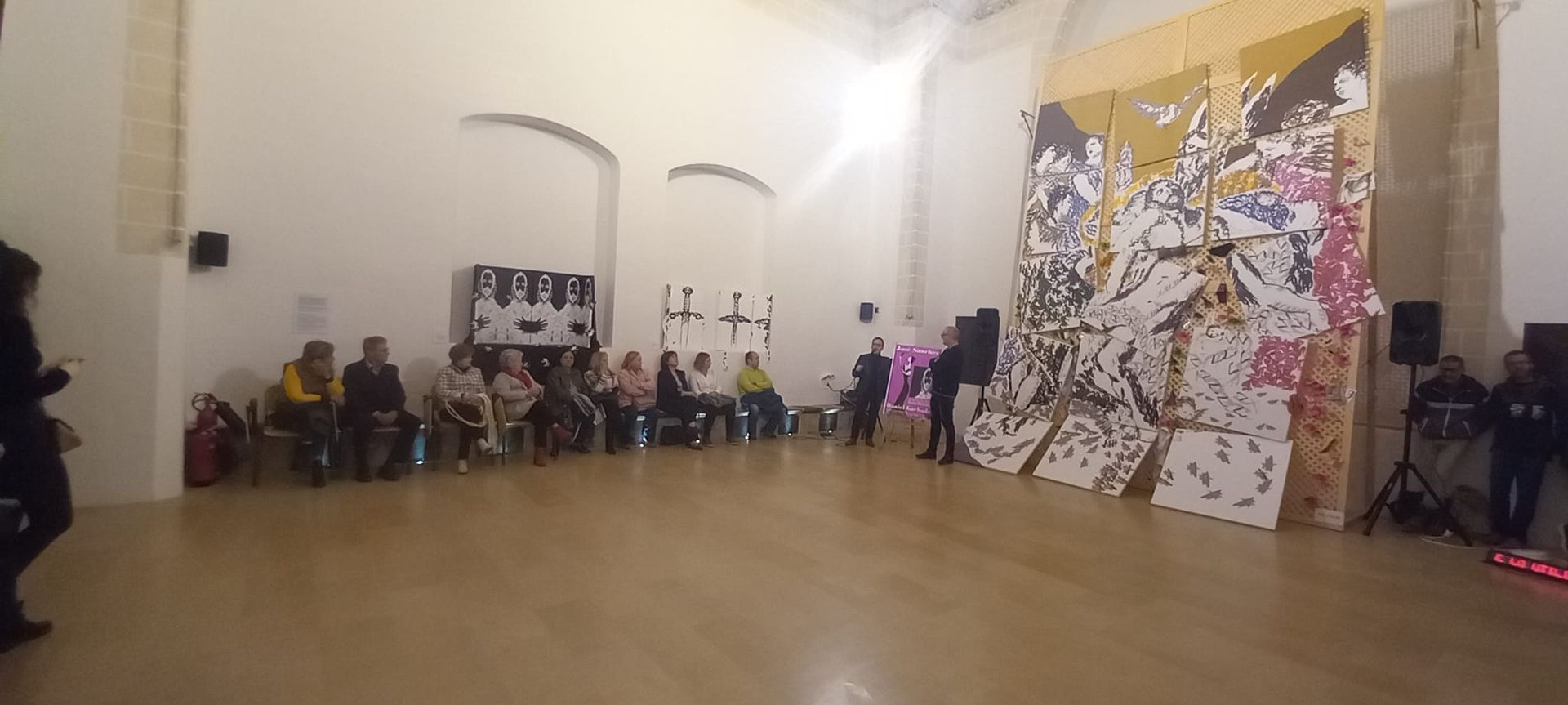 San Felipe Neri in Toledo with instalation by swiss artist Garbade