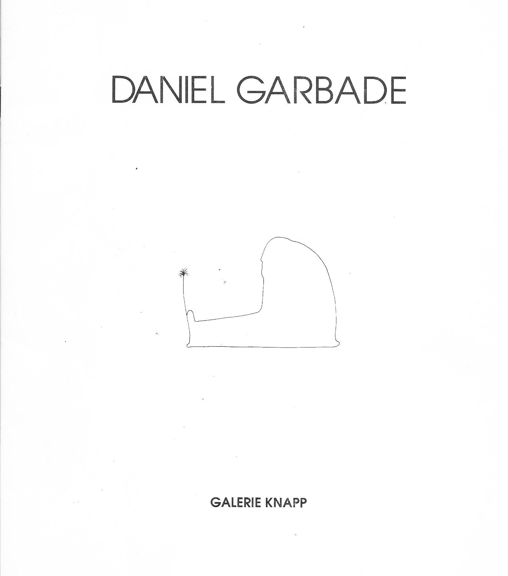 Ginger Danto,Knapp,galerie,Bares,joel,Daniel,Garbade,livre