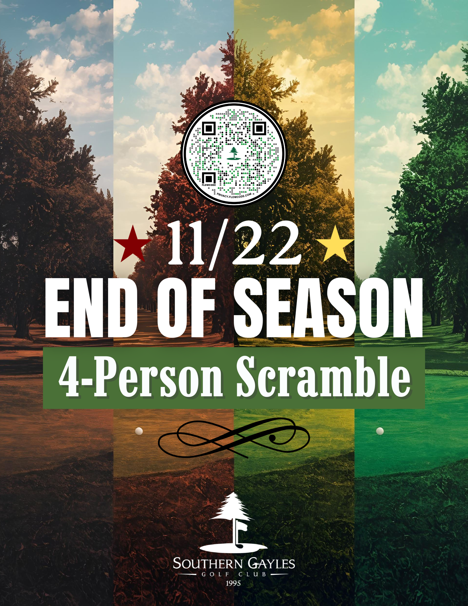 Golf tournament flyer: 