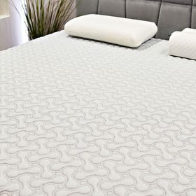 White Mattress on Double Bed — Costa Mesa, CA — Newport Bedding