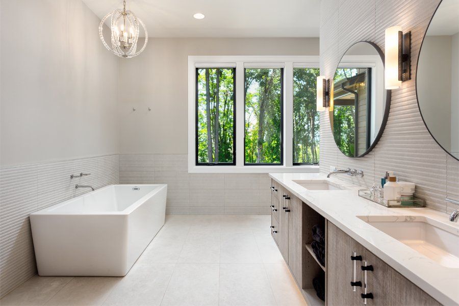 Minimalist Style Bathroom — North Texas — DGranite