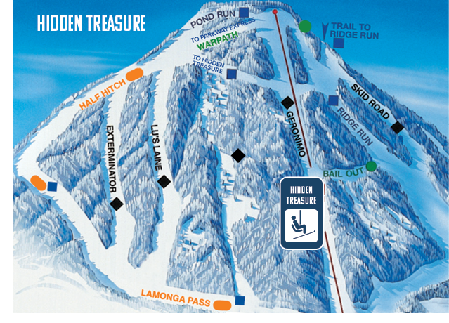 Mount Spokane Ski Map Trail Reports & Maps