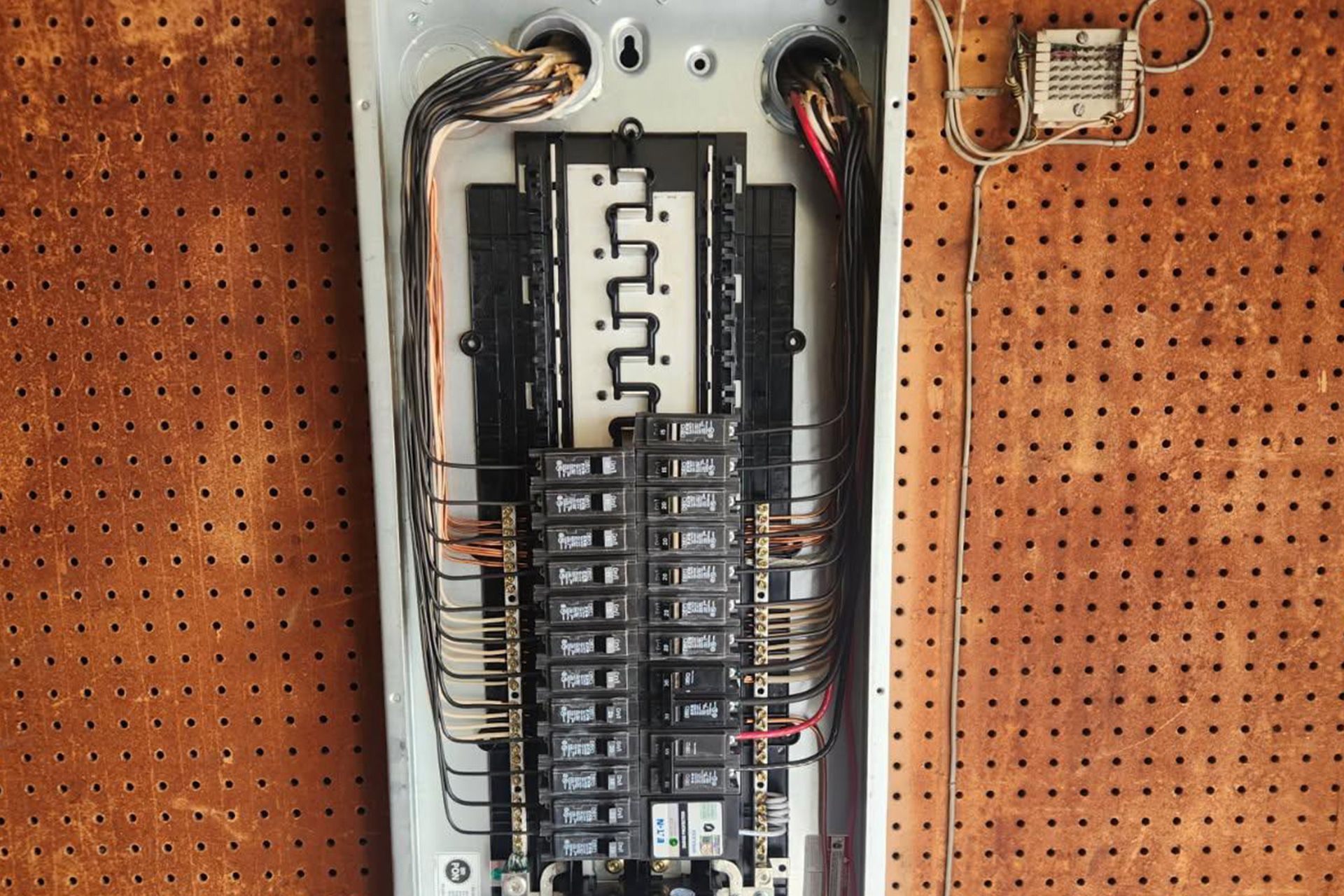 Various breakers and wires electrical panel upgrade Sewickley, PA