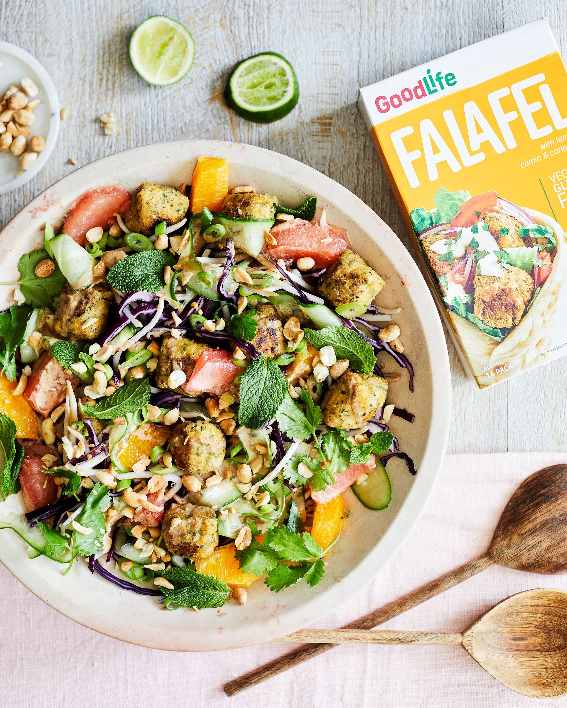 GoodLife - simple healthy vegetarian meals falafel salad