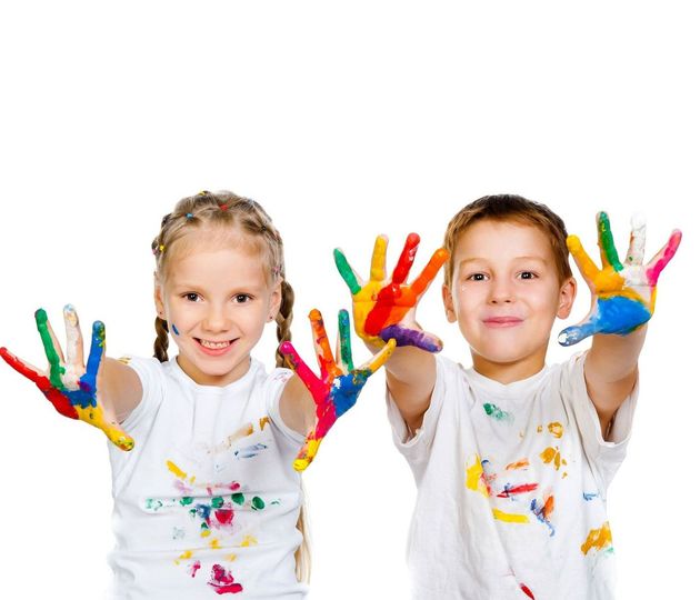 Children with Hand Paint - Lillington, NC -  Kids  Zone Academy Inc