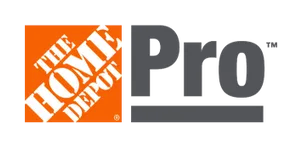 The home depot pro logo on a white background