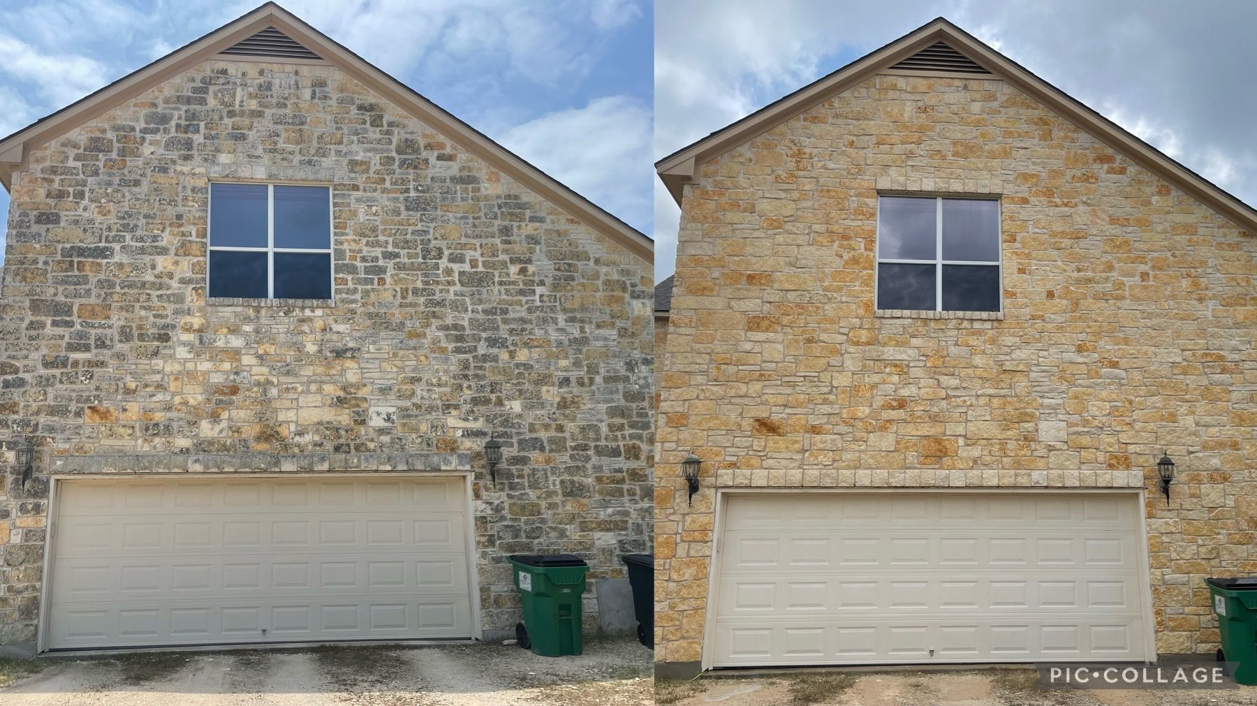 A black and white checkered floor with a table and benches.