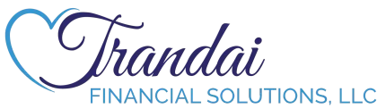 A logo for financial solutions llc with a heart in the middle.