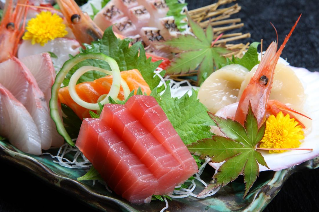 sashimi di pesce fresco
