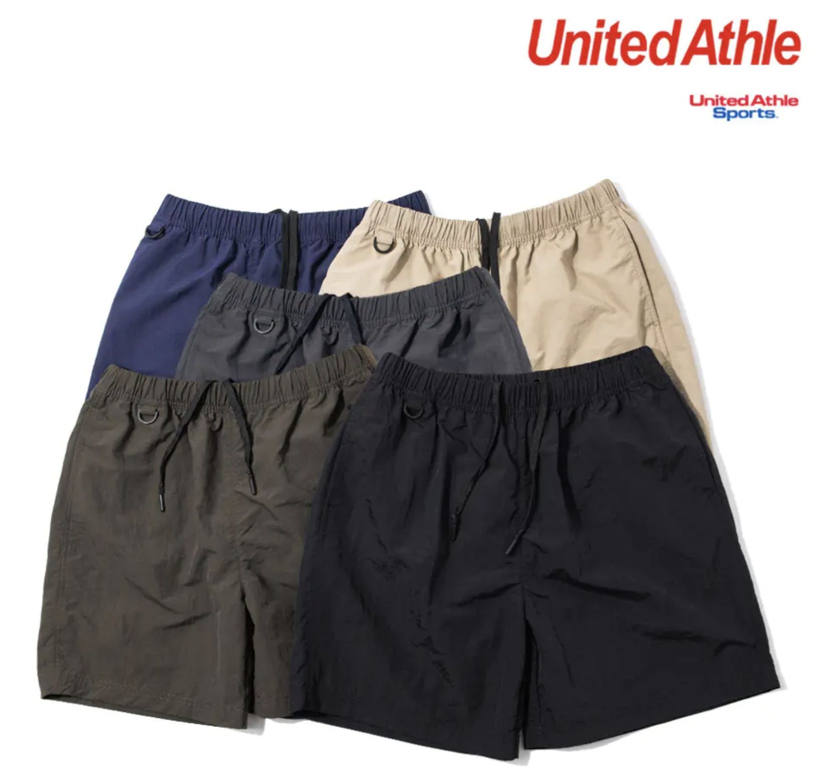 United Athle 3188001 尼龍 輕便短褲