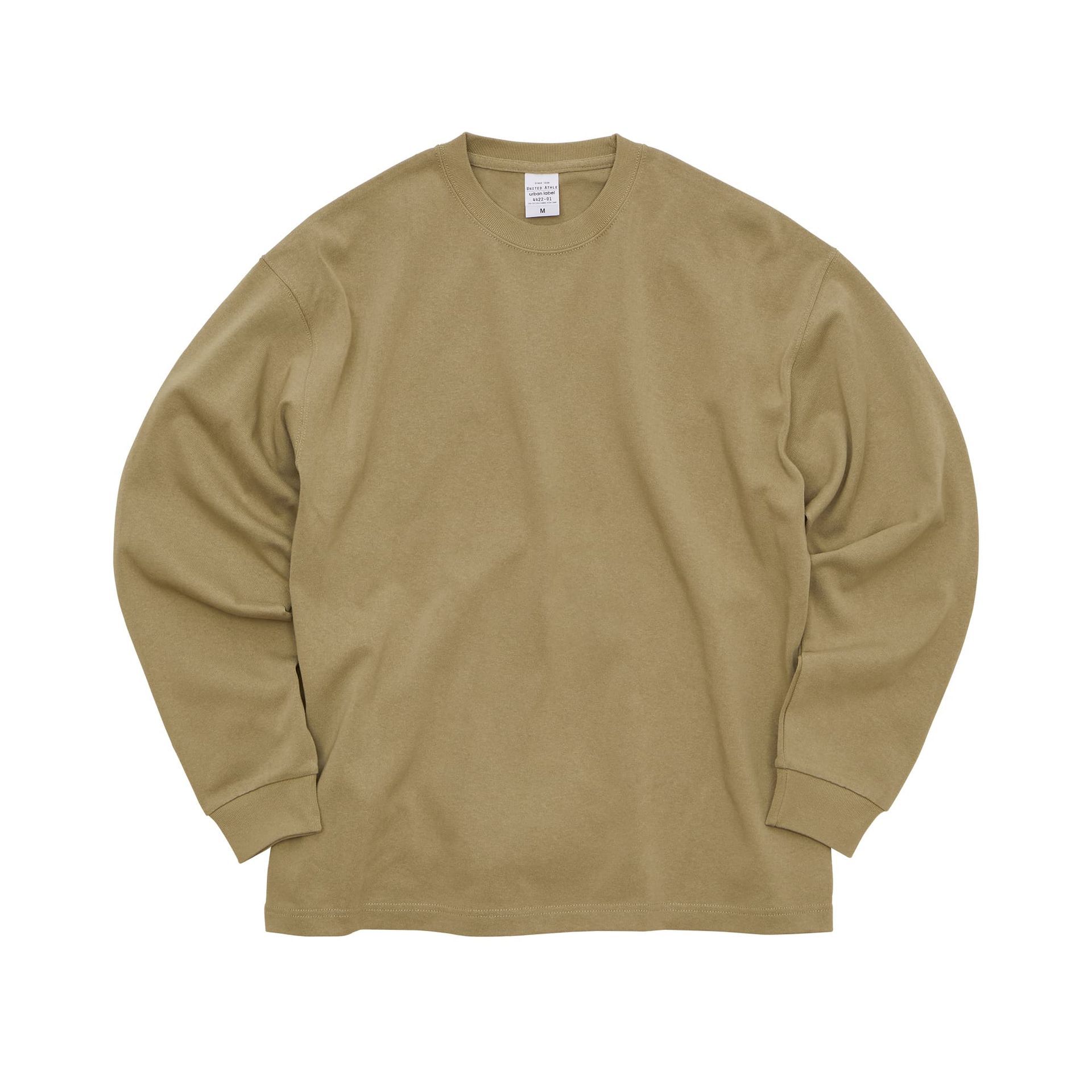 United Athle 3442201 重量級寬版落肩長袖T恤 9.1oz. （2.1英吋袖口羅紋）