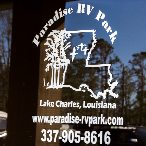 Paradise rv park is located in lake charles louisiana