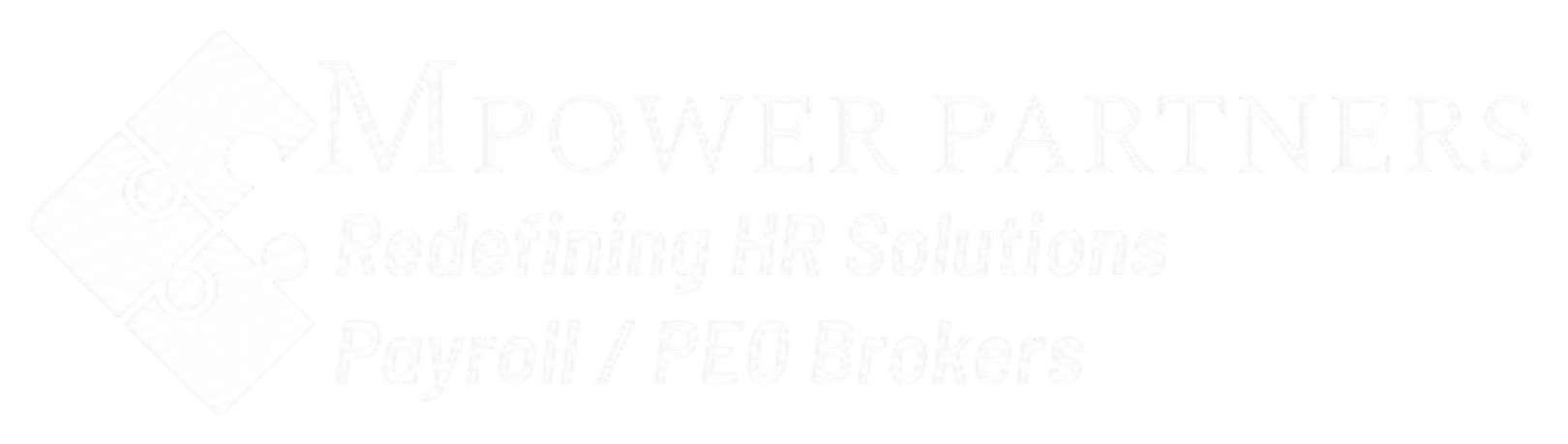 Faint white logo text on a light background reading “MPOWER PARTNERS” with smaller tagline text below.