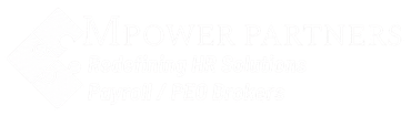 Faint white logo text on a light background reading “MPOWER PARTNERS” with smaller tagline text below.