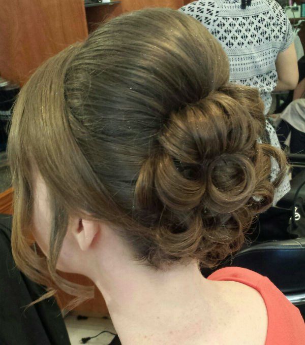 Woman with Wedding Hairstyle — Framingham, MA — Phillip De Palma Salon