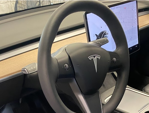 inside car
