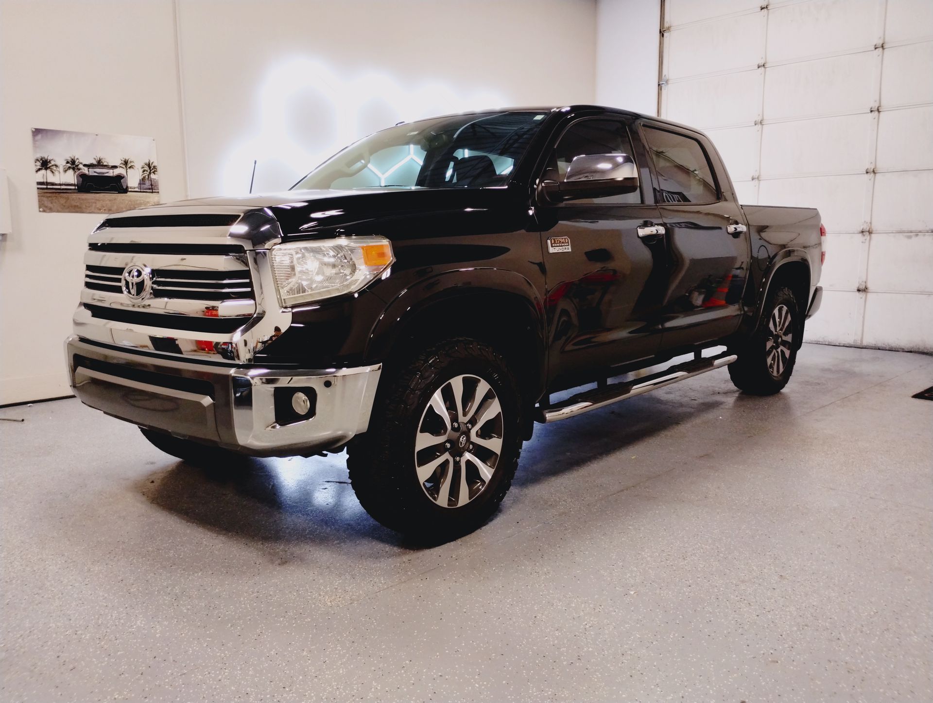 Smooth and glossy ceramic coating on a car.