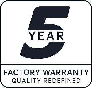 5 Year Warranty