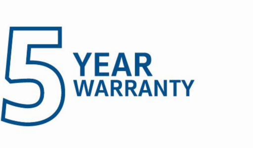 5 Year Warranty