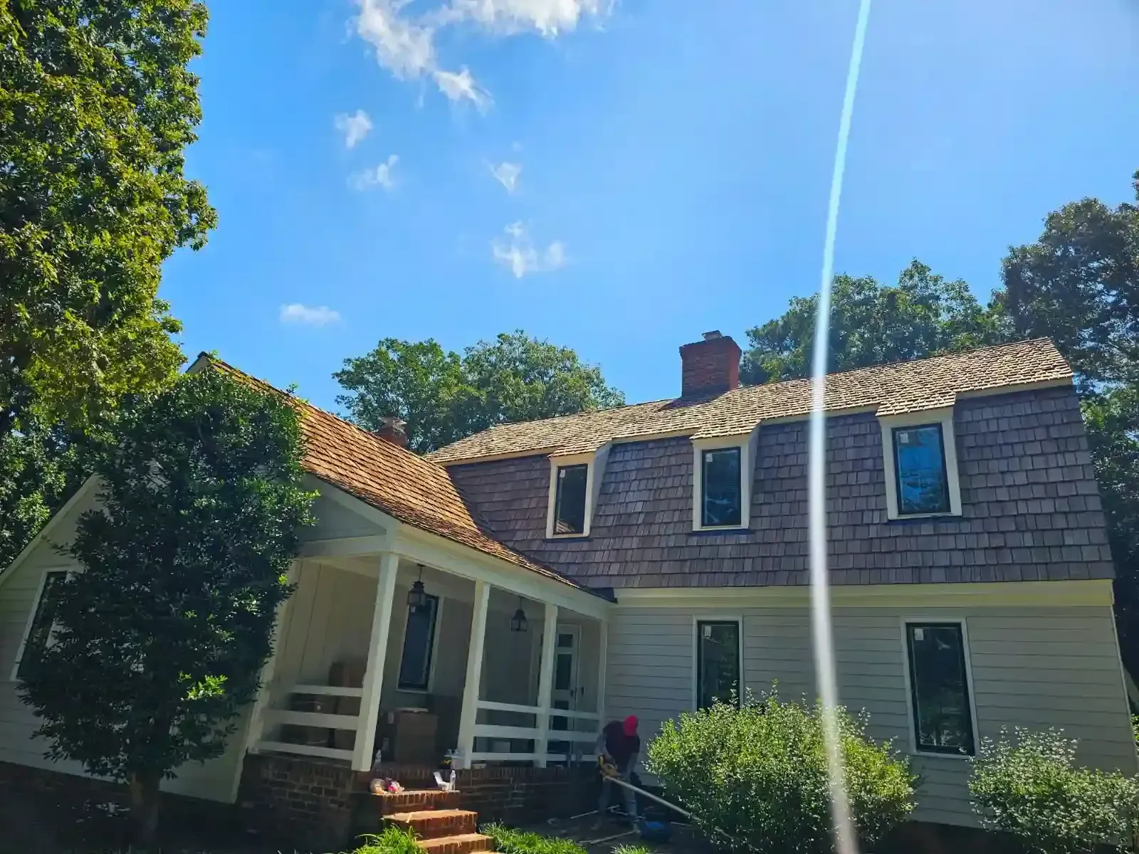 newly restored cedar restoration