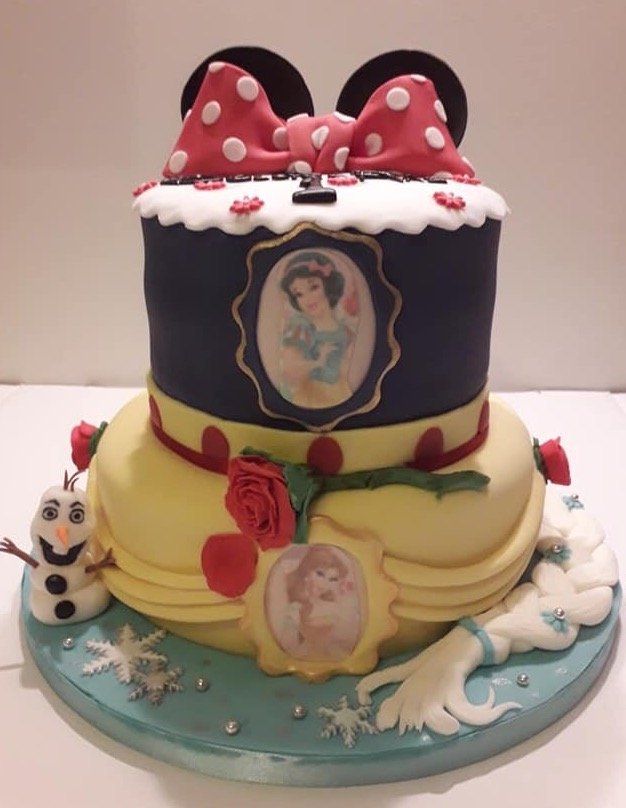 Princess fondant cake created by A Cherry On Top, Isle of Wight.