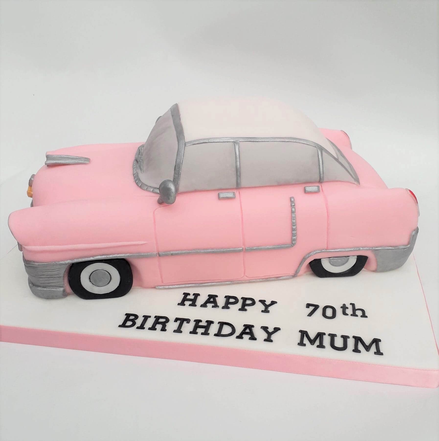 3D Pink Cadillac cake. Created by A Cherry On Top.