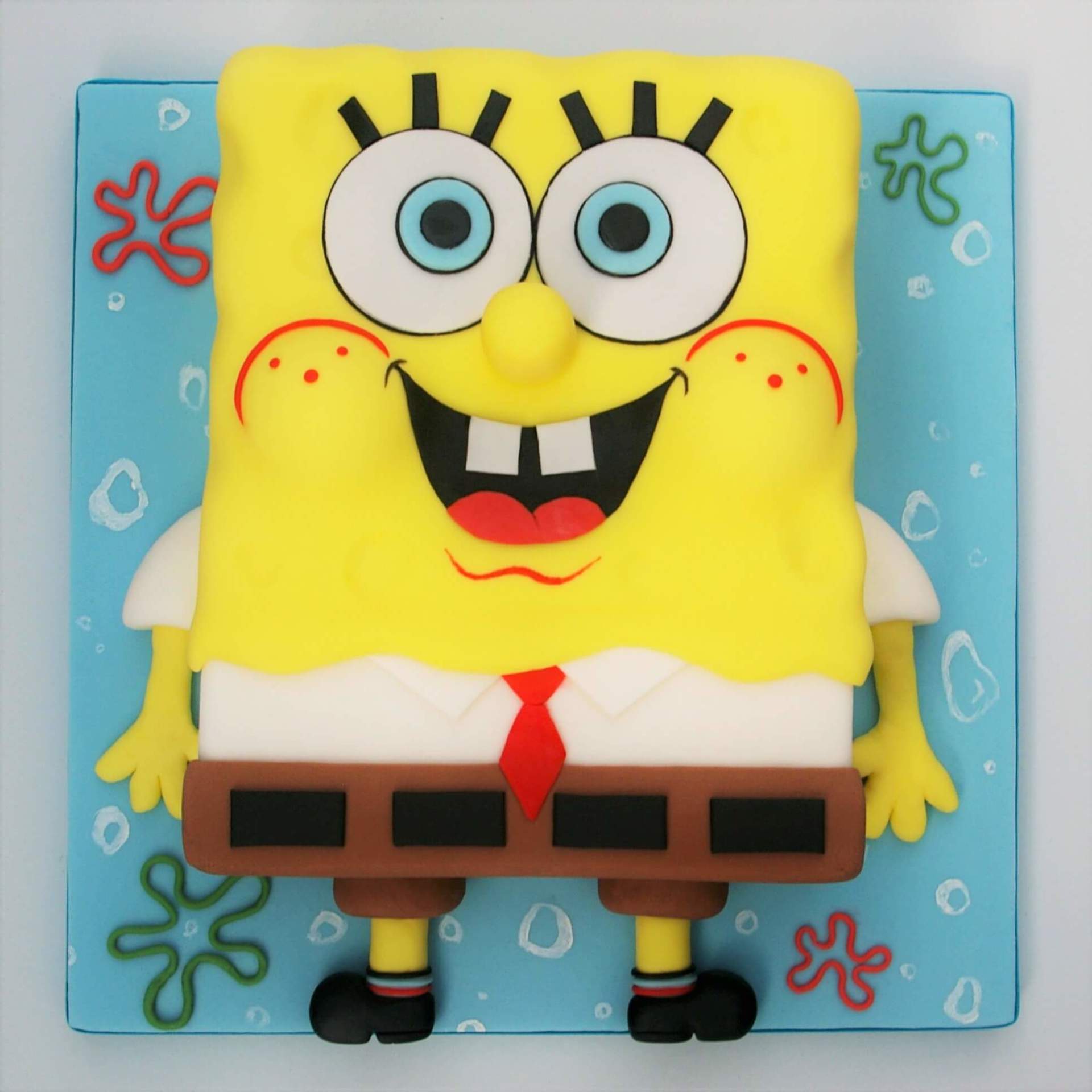 Spongebob cake. Created by A Cherry On Top, Isle of Wight