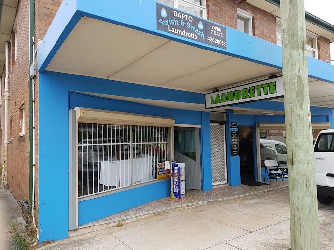 Storefront Of Laundromat — Dapto Swish & Swash Laundrette In Dapto, NSW