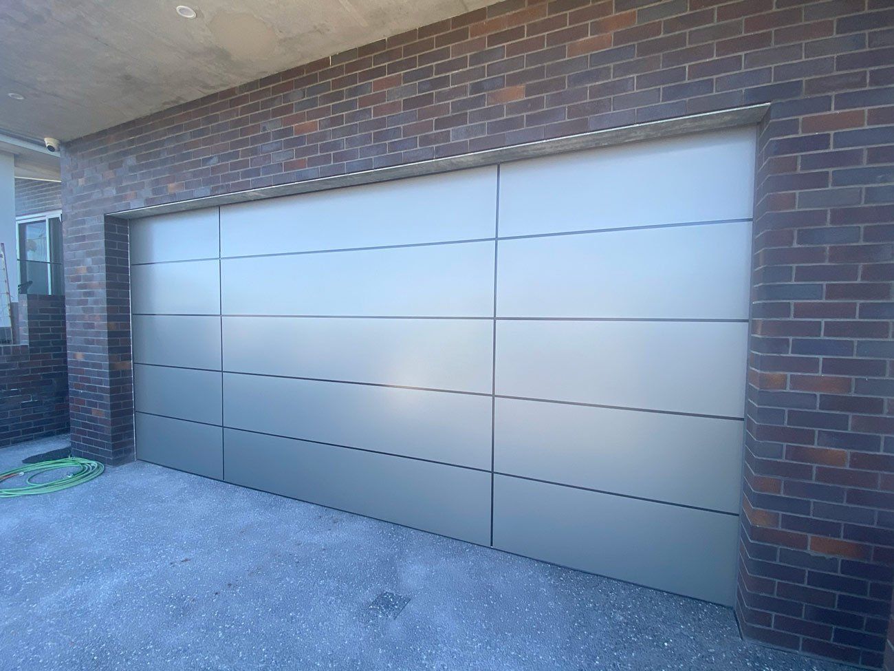 Ali Panel Quarter Half Quarter — Custom Garage Doors in Wollongong, NSW