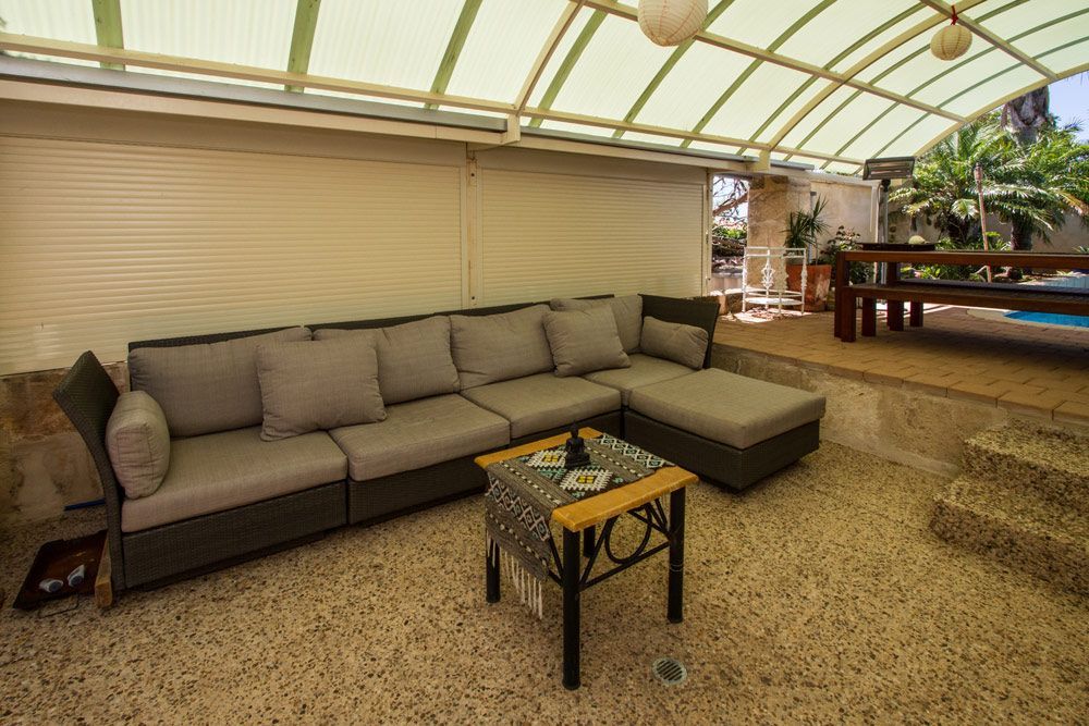 Outdoor Sofa Set Near Pool — Window Shutters in Wollongong, NSW