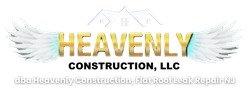 Logo for Heavenly Construction, Flat Roof Leak Repair NJ.