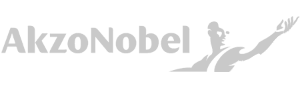 A logo for akzonobel with a shadow of a person