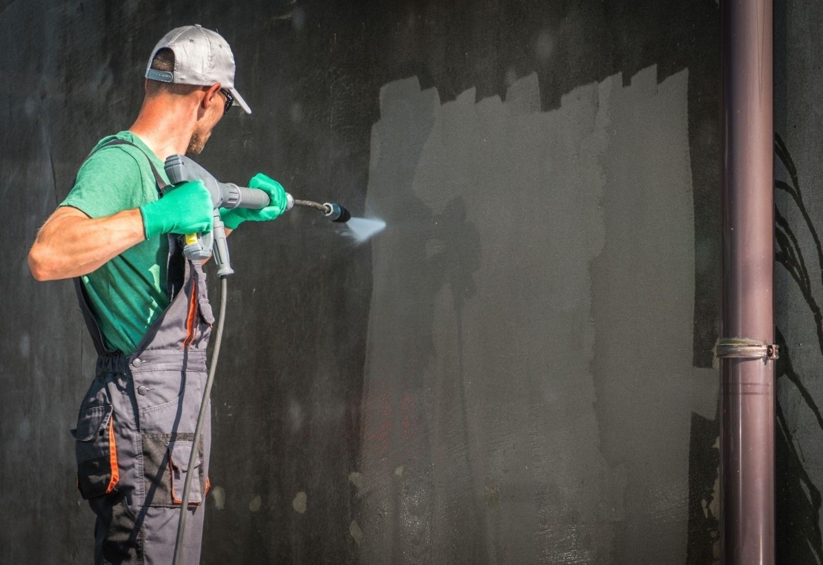 Building Wash, Gutter Clean, Commercial, Waterblasting