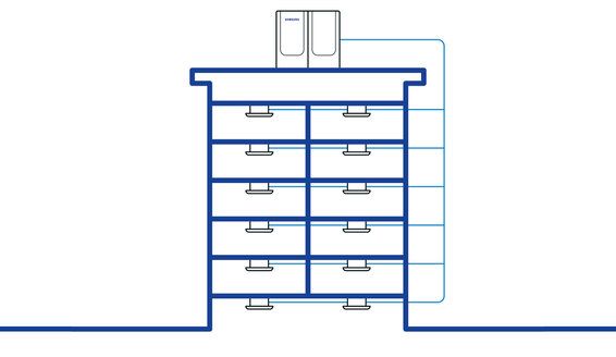 disegno Sistemi DVM Chiller