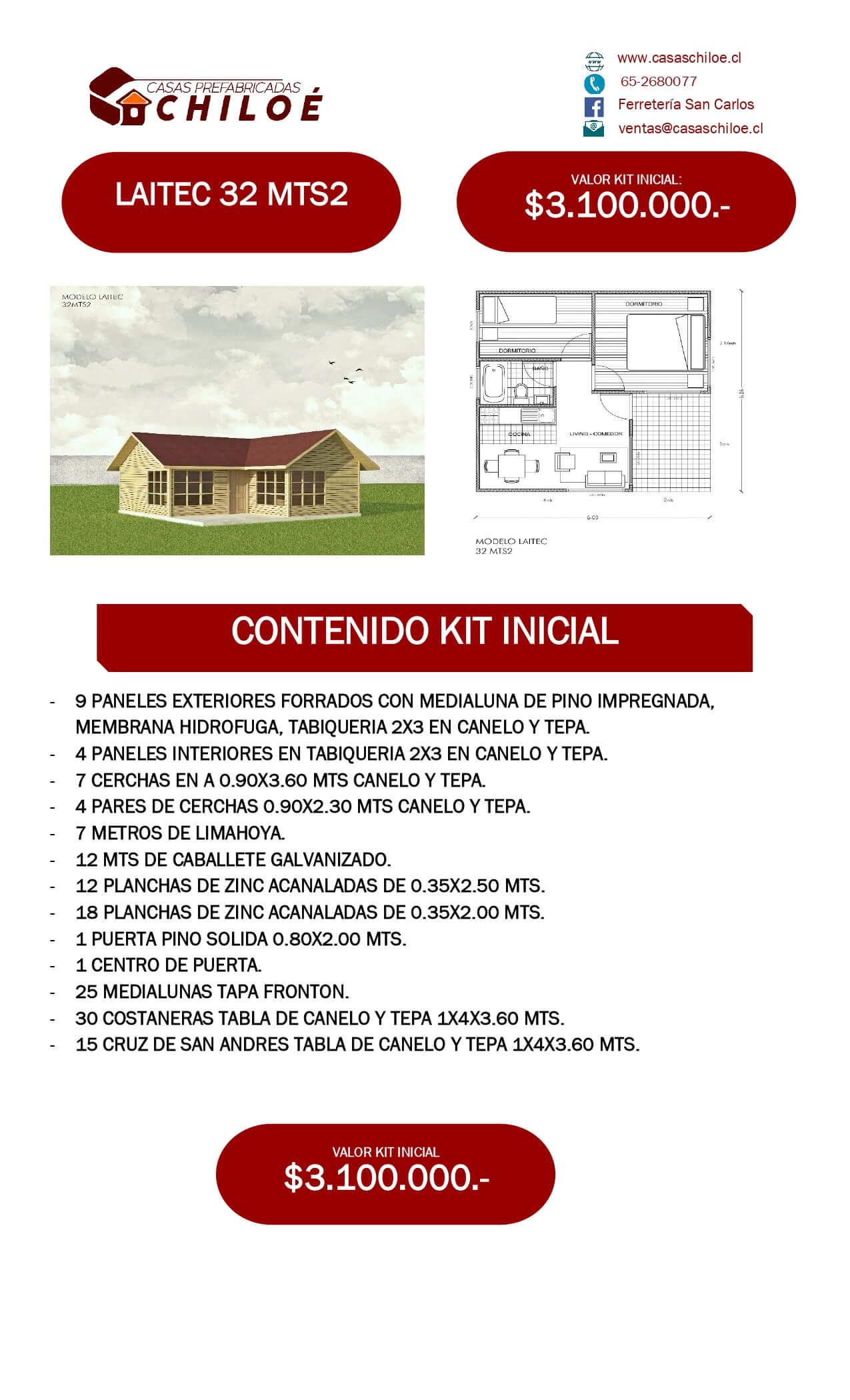 casas prefabricadas chiloé