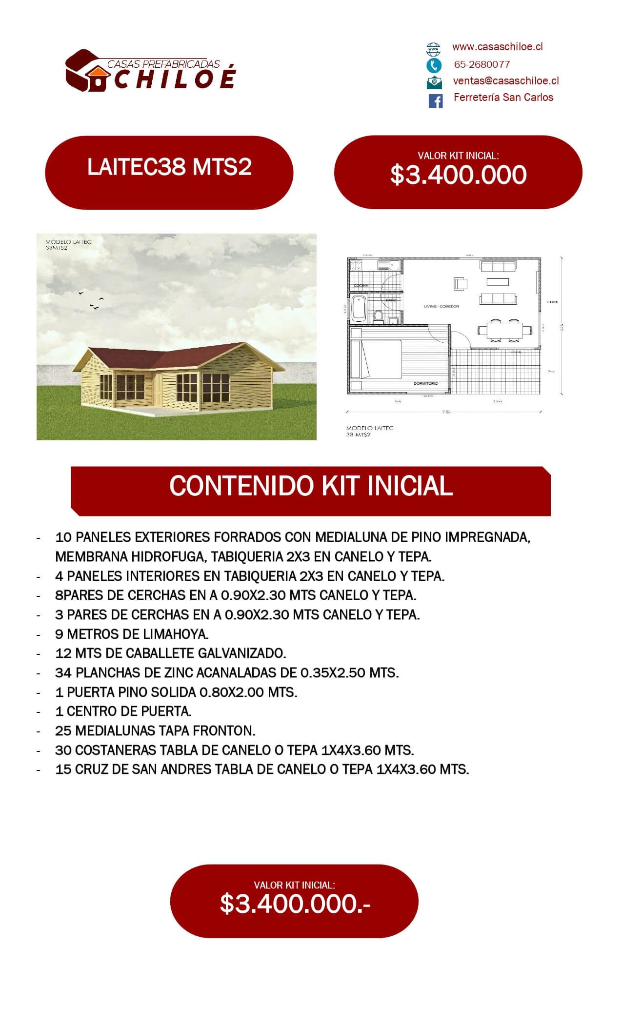 casas prefabricadas chiloé