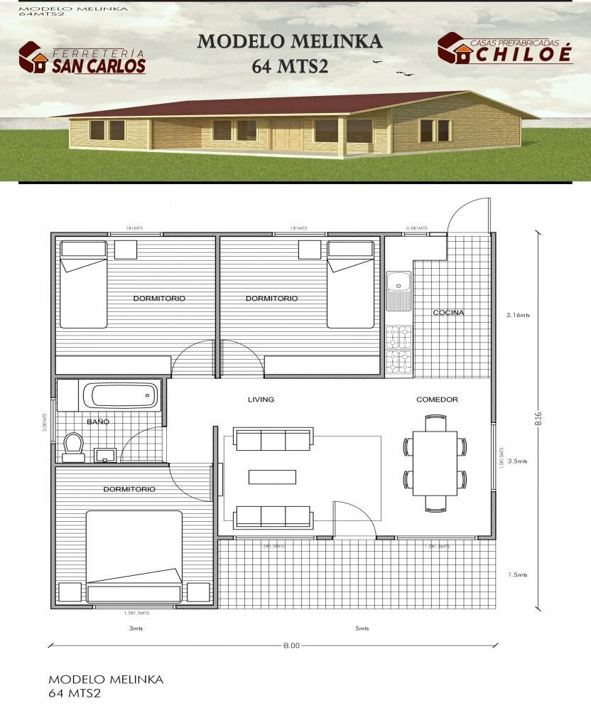 casas prefabricadas chiloé