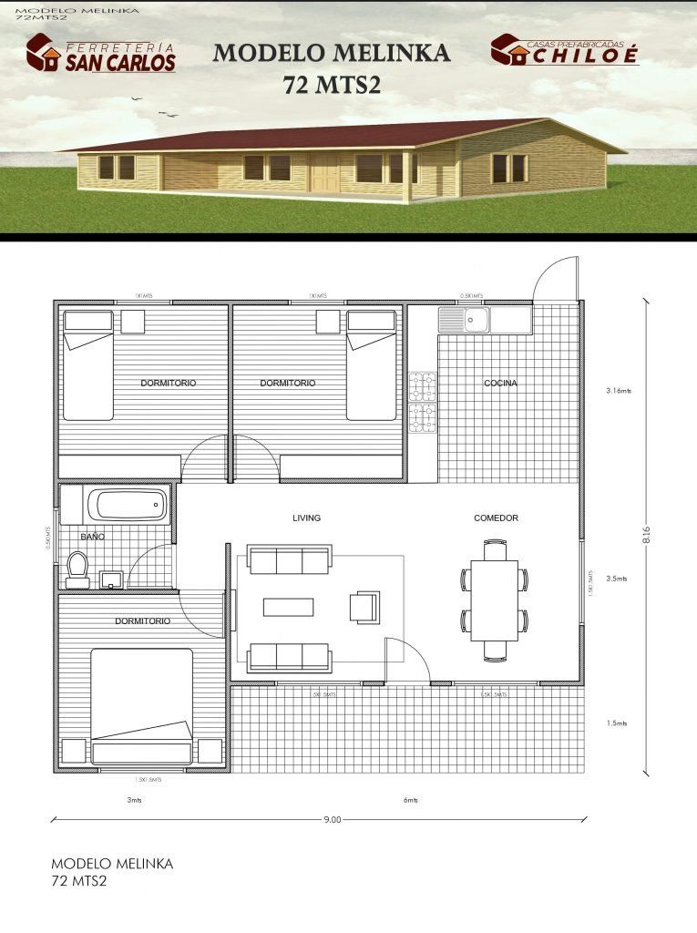 casas prefabricadas chiloé