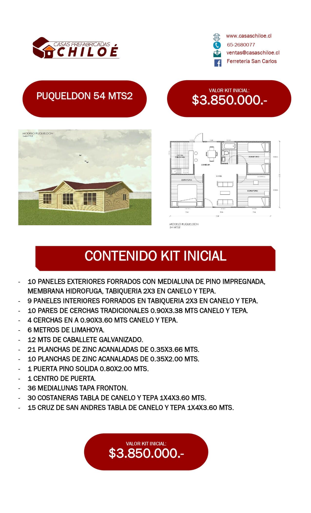 casas prefabricadas chiloé