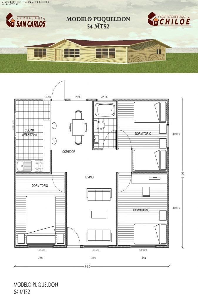 casas prefabricadas chiloé