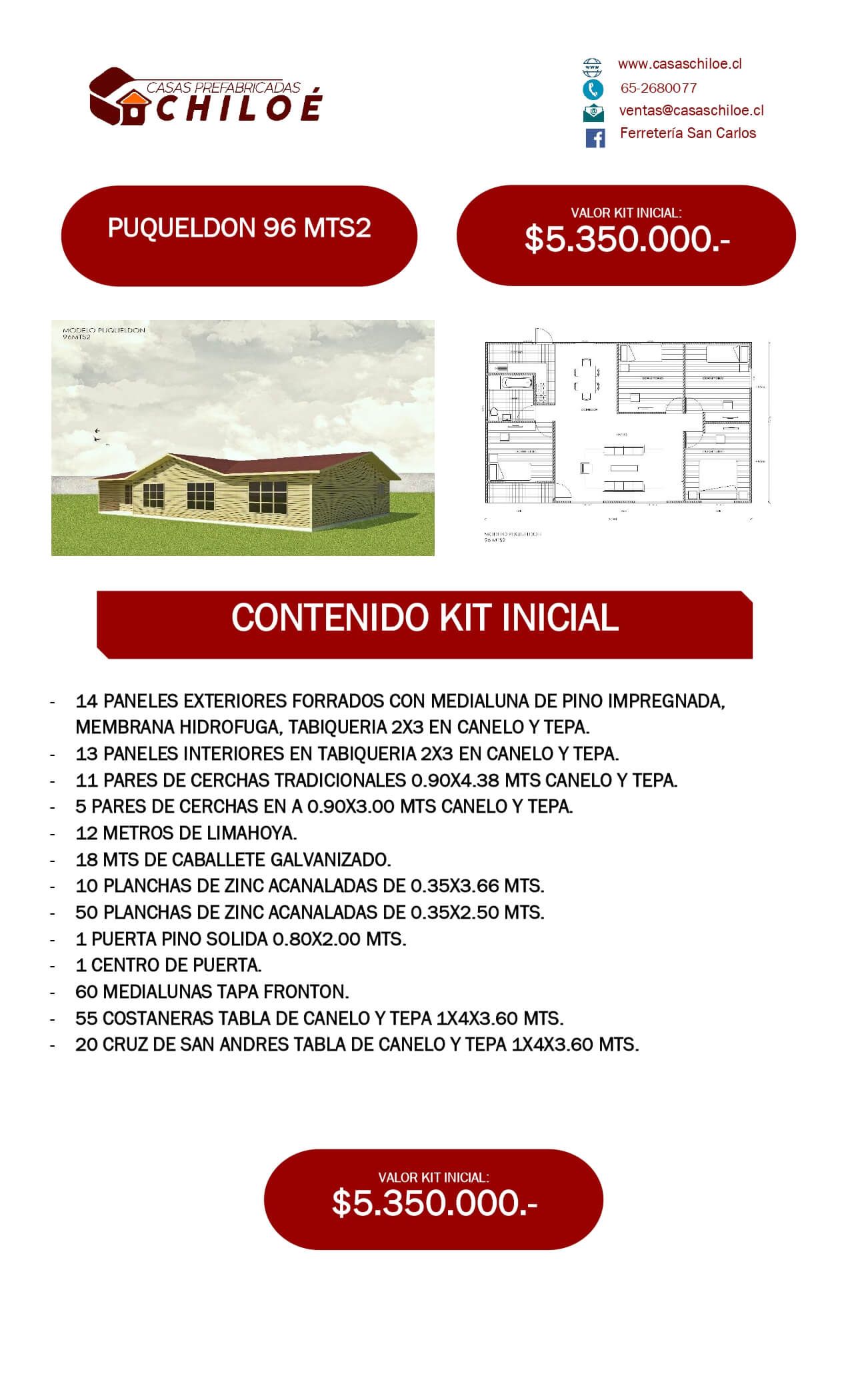 casas prefabricadas chiloé