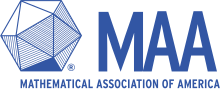 The logo for the mathematical association of america