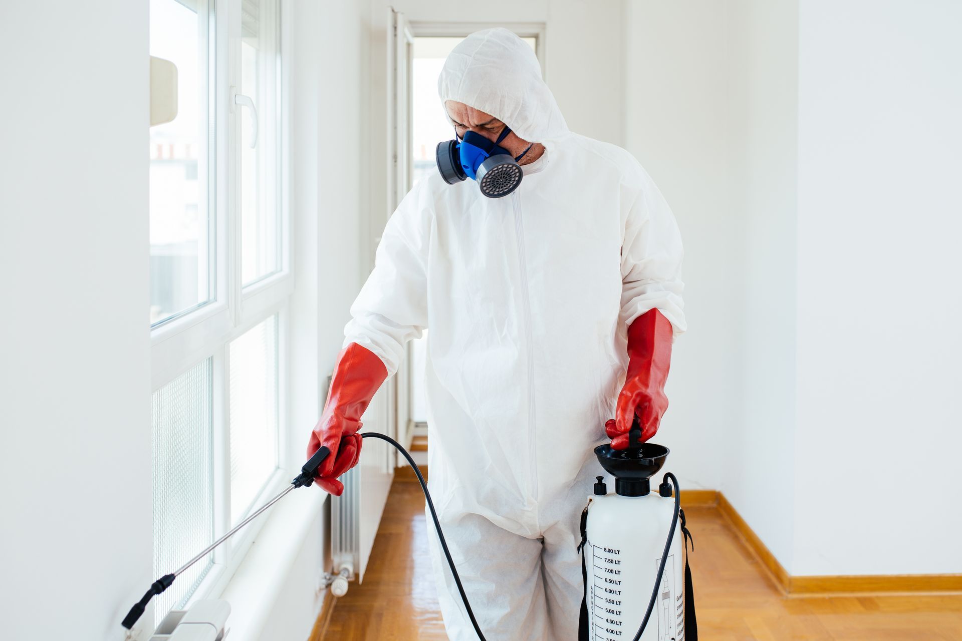 Exterminator At Work