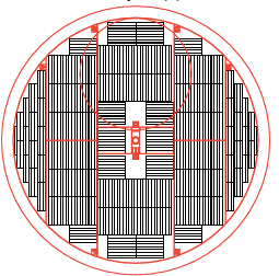 Blood bg layout in narrow neck cryogenic storage vessel