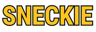 A yellow sign that says sneckie taxis on it